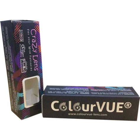 Colourvue Uv Glow Yearly Contact Lens 000 Glow Green Pack Of 2