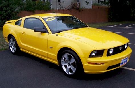 Screaming Yellow Ford Mustang Gt Coupe Mustangattitude Photo