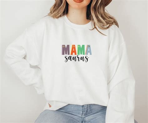 Mama Saurus Svg Dinosaur Mom Svg Dinosaur Svg Mother Saurus Etsy