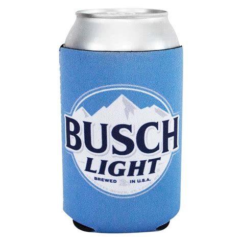 Busch Light Logo Neoprene Can Cooler