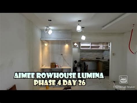 Aimee Rowhouse Lumina Phase 4 Day 26 Update Sa Pagpipintura Ng Buong