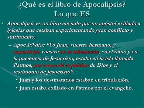 PPT Estudio Del Libro De Apocalipsis PowerPoint Presentation Free