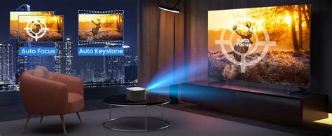 Amazon Auto Focus Keystone Groview Projector With Wifi And