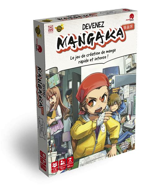 On Vous Pr Sente Le Jeu D Ambiance Original Devenez Mangaka