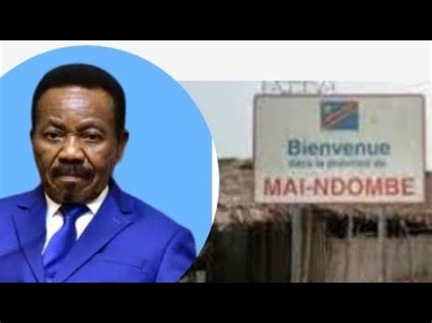 Conflit Teke Yaka Tueries Par Les Mobondo Christophe Mboso Propose Une