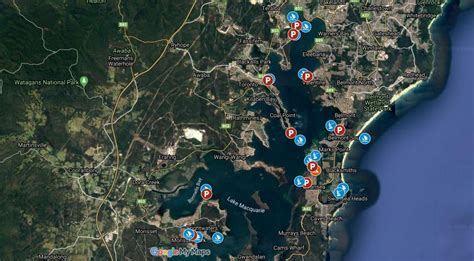 Lake Macquarie Depth Map Charted Waters Maps Designed To Enhance Your