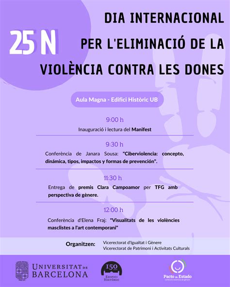 Conferencia N Dia Internacional Per Leliminaci De Viol Ncia Contra