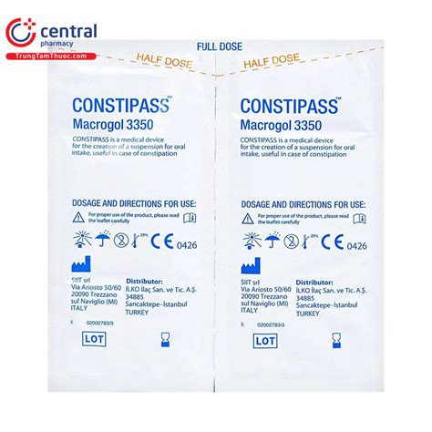 [CHÍNH HÃNG] Thuốc Constipass điều trị tình trạng táo bón
