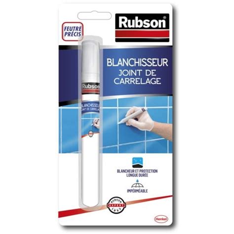 Rénovateur joint carrelage blanc 7ml RUBSON le tube de 7mL à Prix