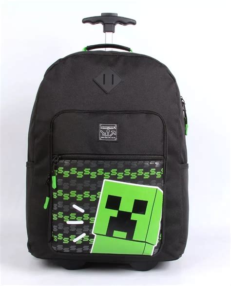 Kit Mochila De Rodinha Minecraft Em E Lancheira Dmw R