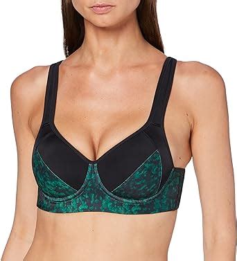 Iris Lilly Soutien Gorge De Sport Haut Impact Rembourr Femme Noir