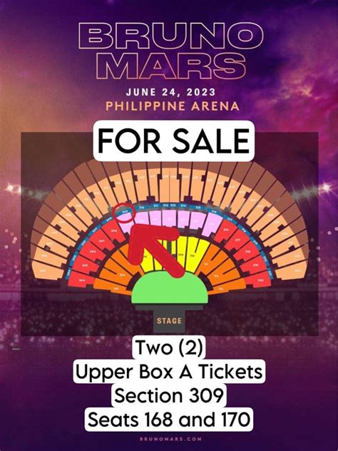 Bruno Mars Live In Manila 24 June 2023 Uba Tickets Tickets