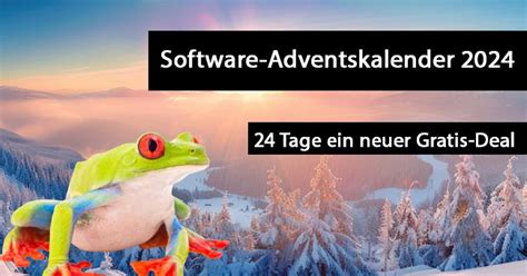 Software Adventskalender Tagesdeal Kostenlose Vollversion Sichern