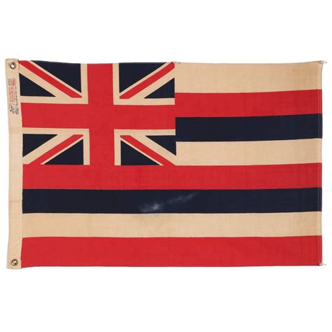 Hawaiian State Flag Circa 1940s At 1stdibs