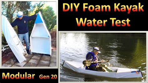 Part 4 DIY Foam Boat Modular 20 Lbs Sit On Top YouTube