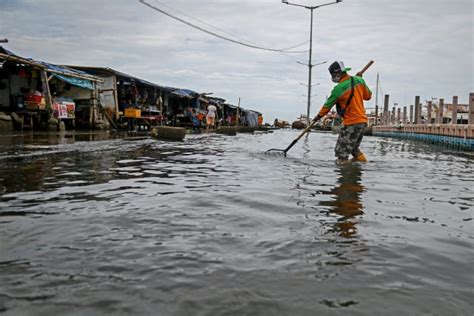 Jakarta Masih Diterjang Banjir Rob Pembangunan Tanggul Pantai Dikebut