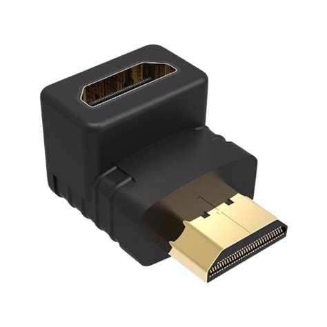 Adaptador L 90 Graus HDMI Macho x HDMI Fêmea