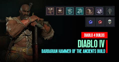 Diablo Barbarian Hammer Of The Ancients Stater Leveling Build Guides