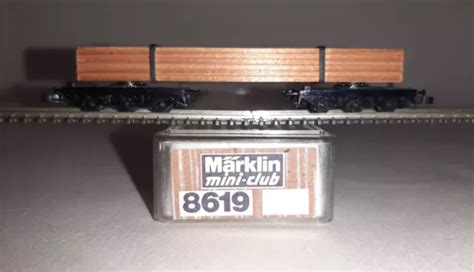 MÄrklin Z Gauge 8619 Timber Bogie Wagon £1200 Picclick Uk