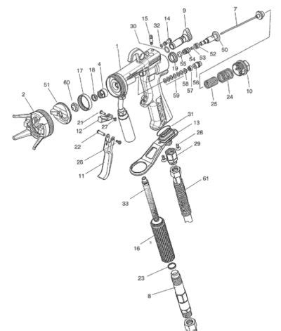 Wagner Gm Ac Bauzeichnung Ersatzteile F R Aircoat Pistole