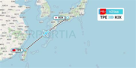 VZ566 Flight Status Thai Vietjet Air Taipei To Osaka TVJ566