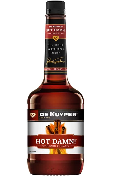 Dekuyper Hot Damn Cinnamon Schnapps Liqueur 750ml