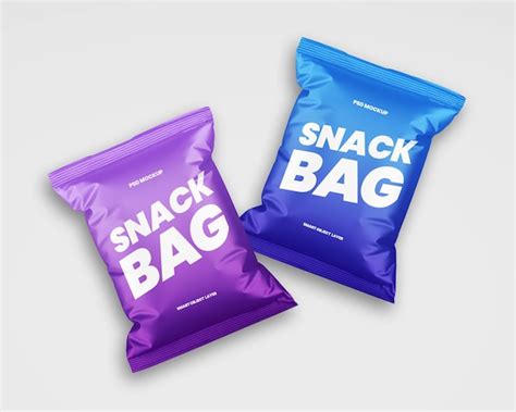 Premium Psd Snack Packaging Mockup