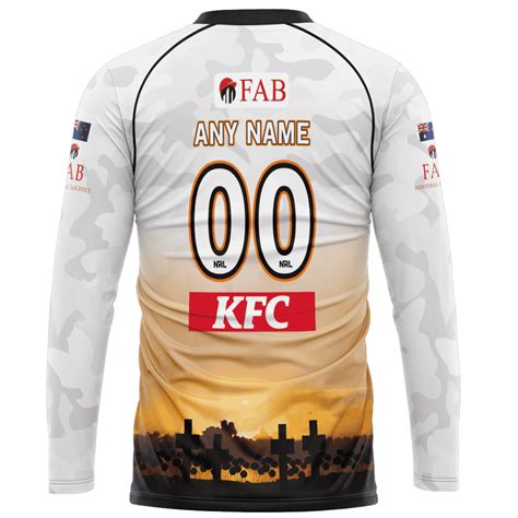 Wests Tigers ANZAC Jerseys NRL 2023 Personalized TeePro