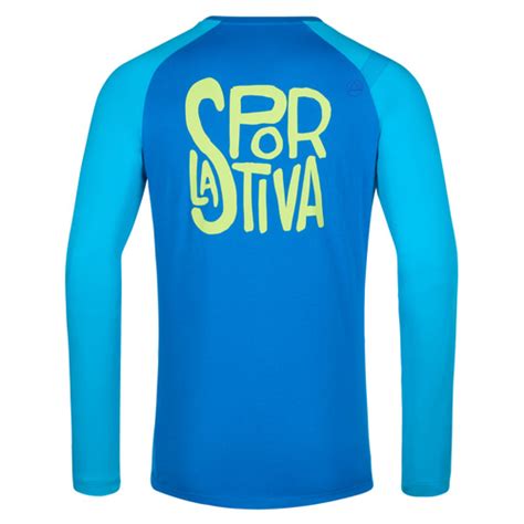 Koszulka La Sportiva Back Logo Long Sleeve Men Electric Blue Maui