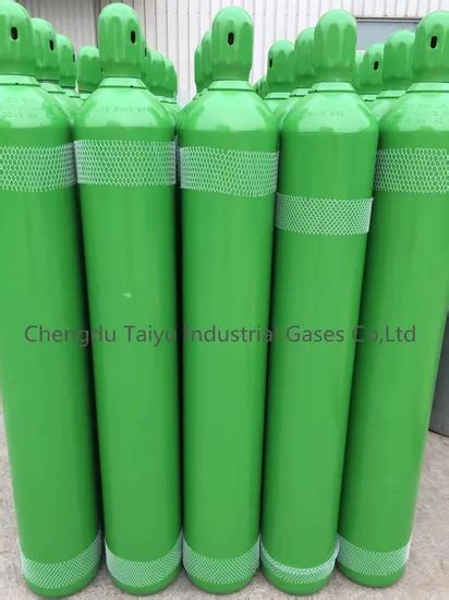 ISO Standard Seamless Steel Oxygen Nitrogen Argon Helium CO2 N2 Gas