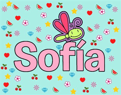 Sofia Nombre Para Imprimir