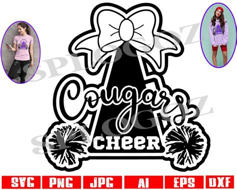 Cougars Cheer Svg Cougars Cheerleading Svg Cougar Cheer Svg Cougar Cheerleading Svg Cougar