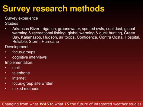 PPT - Survey Research Methods PowerPoint Presentation, free download ...