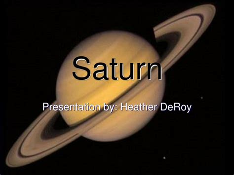 Ppt Saturn Powerpoint Presentation Free Download Id5906320