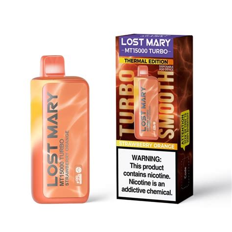 Lost Mary MT15000 Strawberry Orange Disposable Vape Puffholic Vape