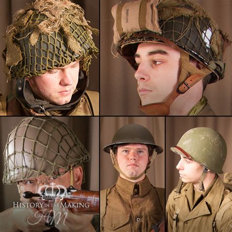 World War 2 Helmets Steel Replica History In The Making