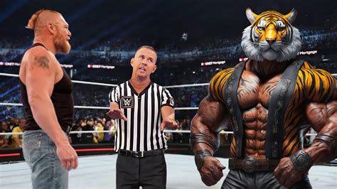 Full Match Brock Lesnar Vs Tiger King Iron Man Match 2024 WWE