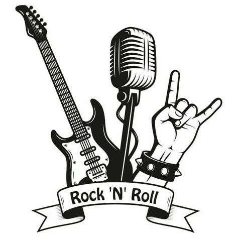 Pin By Silvia Vargas On Calcomaniasstickers Rock N Roll Art Rock N