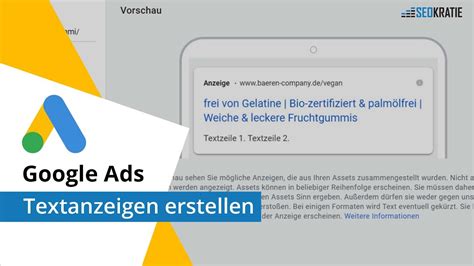 Google Ads Textanzeigen Kampagne Erstellen Schritt F R Schritt