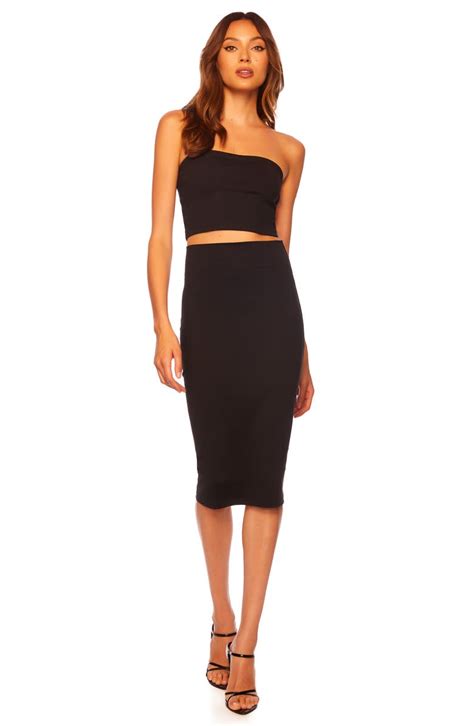 Susana Monaco Slim High Waist Stretch Pencil Skirt Nordstrom