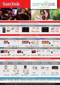 SanDisk Pg 6 Brochures From COMEX 2018 Singapore On Tech Show Portal