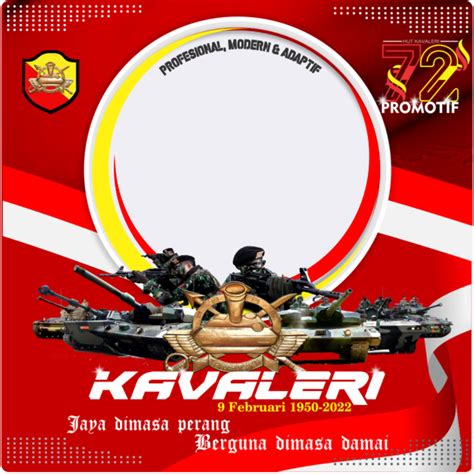 Ragam Twibbon Dirgahayu Kavaleri Tni Ad Ke 72 Tahun 2022 Waca Berita