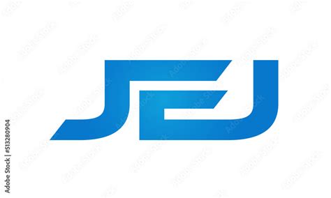 Jej Letters Joined Logo Design Connect Letters With Chin Logo Logotype