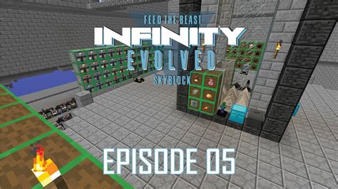 FTB Infinity Evolved Skyblock 05 JETPACK STORAGE EXPERT MODE