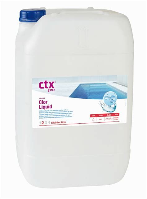 Produits Chimiques Pour Piscines Ctx Clor Liquid D Sinfection Au