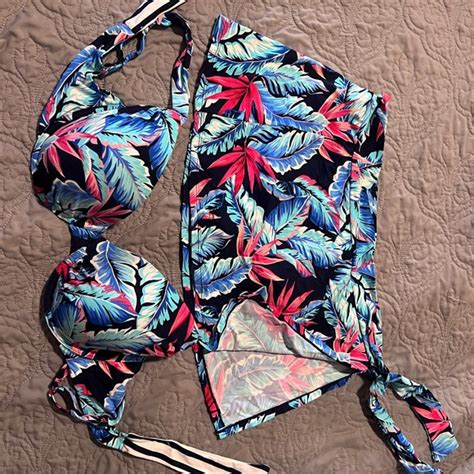 Tommy Bahama Swim Tommy Bahama Tropical Leaf Print Bikini Set Poshmark