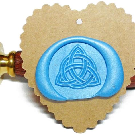 Celtic Knot Wax Seal Stamp Celtic Heart Sealing Wax Stamp Etsy