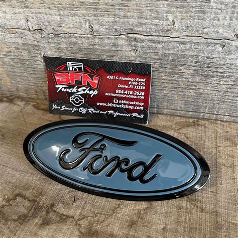 2021+ Ford Bronco OEM Rear Tailgate Oval Emblem - Custom Painted