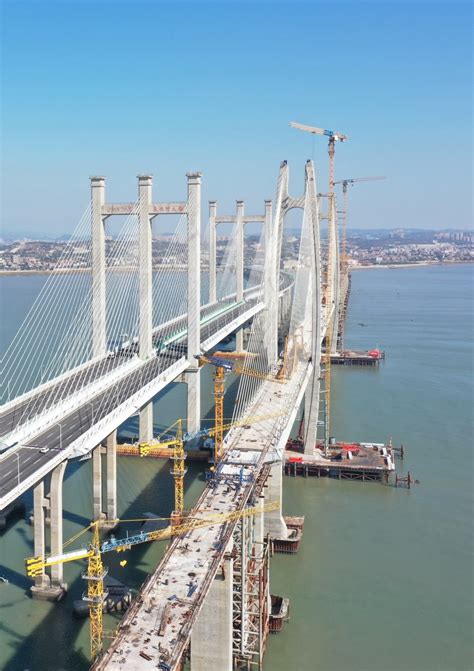 InPics Quanzhou Bay Cross Sea Bridge Completed In China S Fujian Xinhua