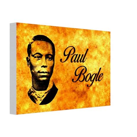 Paul Bogle On Canvas Irie Ts